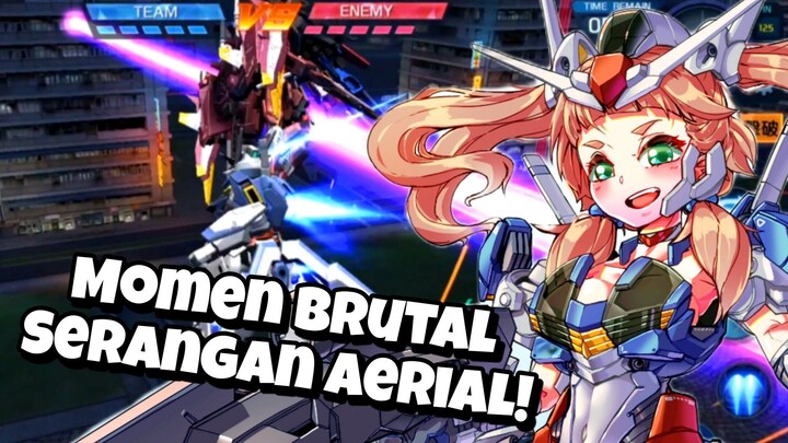 Momen Brutal Serangan Aerial! - Gundam Supreme Battle!