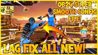 Free Fire 1.53.3 lag Fix Ob24 Update Super Smooth Config Free Fire Fix lag 60Fps Config 1GB 2GB