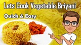 Quick and Easy Vegetarian Briyani Recipe | Homemade Briyani Recipe | Veg Briyani Recipe