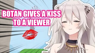 Botan Gives a Kiss to a Viewer 【Hololive English Sub】