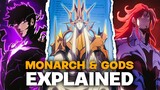 Monarchs And GODS in Solo Leveling Explained in 10 Minutes