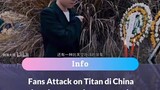 fans attack on Titan di China membuat pemakaman untuk Eren Yeager 😭😭