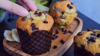 NO MIXER! GAMPANG BANGET BIKIN MUFFIN PISANG | RASANYA BIKIN NAGIH!!