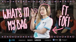 UBE Ep#4: WHAT'S IN MY BAG (FOFI) | Liyab Esports