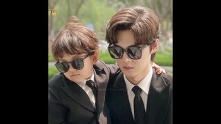 Father Son duo🔥||Please be my family #pleasebemyfamily #cdrama #shorts