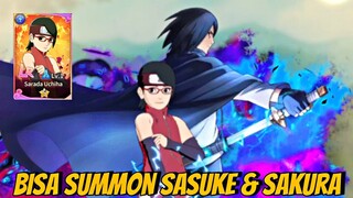 BISA MANGGIL SASUKE & SAKURA! REVIEW NINJA LR BARU SARADA UCIHA - NINDO FIRE WILL