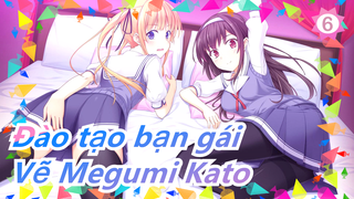 Vẽ bạn giá nhàm chán, Megumi Kato tóc dài!!! /Bút lông | Đào tạo bạn gái_6