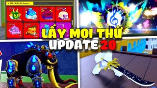 Tôi Lấy Toàn Bộ Trái Ác Quỷ + Vũ Khí Mới Trong Blox Fruit Update 20