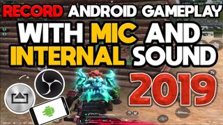 🔴 HOW TO RECORD ANDROID GAMEPLAY WITH MIC AND INTERNAL SOUND 2019  | RULES OF SURVIVAL |PUBG | 2019