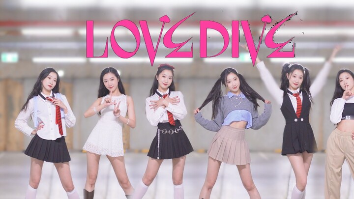 Sweet and cool campus style! IVE's latest comeback song "LOVE DIVE" 6 sets of costumes full song pow