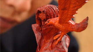 Wood carving Naruto Uchiha Itachi