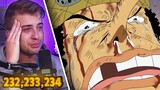 USOPPS PAIN BROKE ME😭One Piece Episode 232, 233 & 234 REACTION + REVIEW!