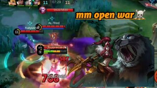 MM OPEN WAR☠️☠️ IRITHEL HANYALA UMPAN