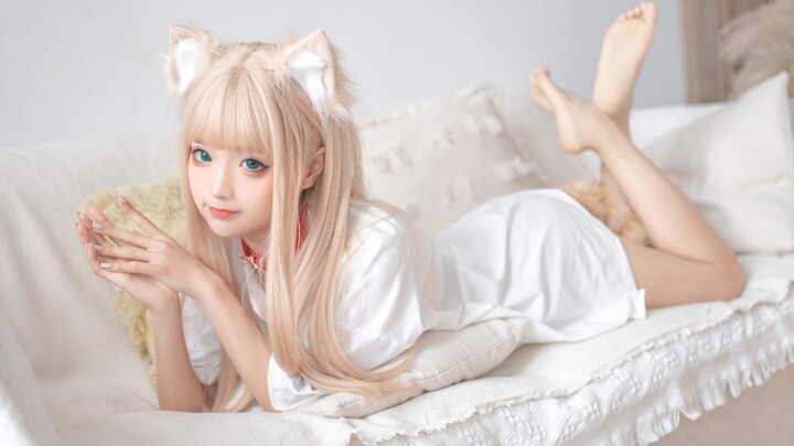 [Stupid Momo] A cute soy flour cat girl is waiting for rua