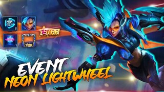 GET KARRIE ANNUAL STARLIGHT SKIN | NEON LIGHTWHEEL EVENT | MOBILE LEGENDS BANG