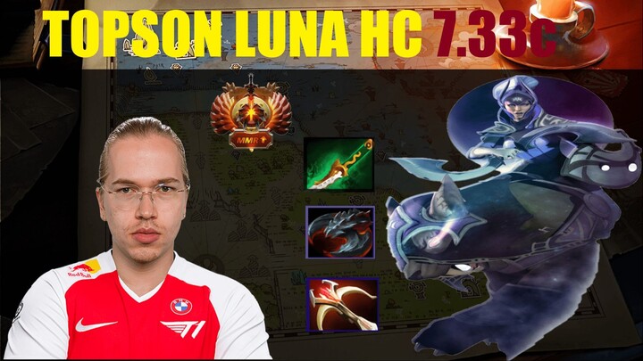 TOPSON LUNA HC 7.33c DOTA 2 MATCH