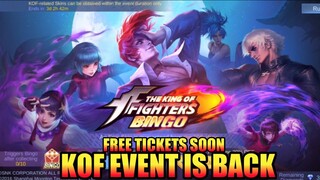 KOF EVENT IS BACK | FREE TICKETS SOON | MLBB