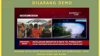 Rekaman Detik-Detik Kecelakaan Di Tol PurbaLeunyi