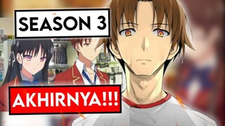 Akhirnya! Classroom Of The Elite Season 3 Episode 1 Rilis!