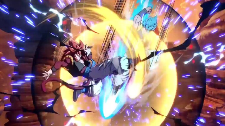"Dragon Ball FighterZ" Gogeta fights one piece