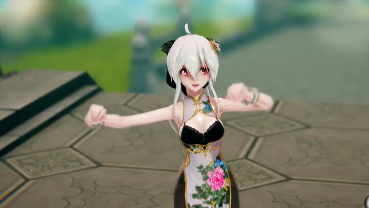 [Nada lemah/MMD] haku: Kenapa kamu melihat sekeliling? ￣へ￣