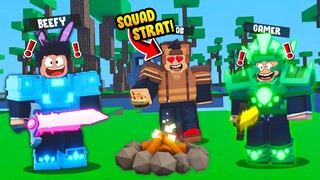 BEST* STRAT for SQUADS!! in Roblox BedWars