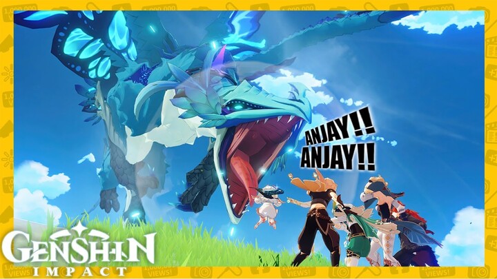 Tutorial Genshin impact gameplay indonesia | Bertemu Naga Indosiar