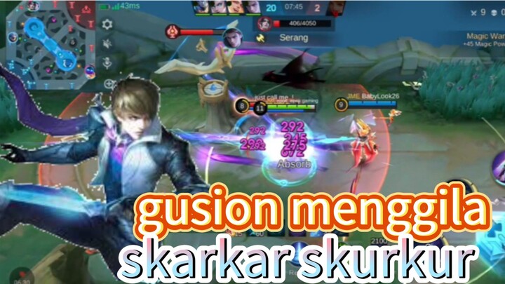 gusion menggila MLBB