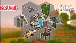 Top 10 Mods/Addons Paling Populer Di Minecraft PE - MCPE 1.18/1.19/1.20