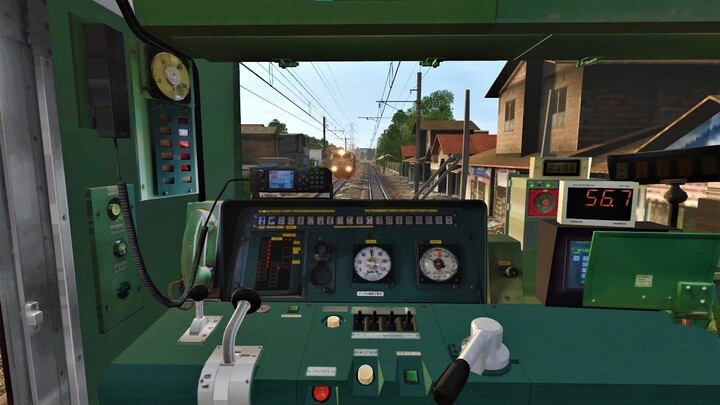 CAB RIDE KRL JR 205 TUJUAN TANAH ABANG | TRAINZ SIMULATOR INDONESIA