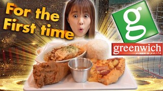 JAPANESE GIRL TASTES GREENWICH FOR THE FIRST TIME ! Pizza and Chicken Are The Best Combination !