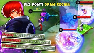 PLS DOMT SPAM RECALL INFRONT OF CHOU! OR THIS WILL HAPPEN | FURY MLBB