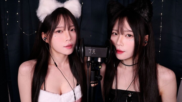 【penyembuhan nara】Kembar bertiup dengan headphone, telinga menyerap suara, suara lisan akan membuat 