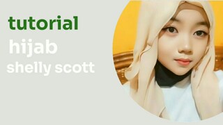 ✨tutorial hijab shelly scott✨