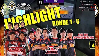 HIGHLIGHT SES ALFAINK DAN DG ESPORTS INDONESIA RONDE 1-6 PLAY INS - FFAC 2021