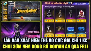 Free Fire | Lần Đầu Xuất Hiện Thẻ Vô Cực Chỉ 1 Kim Cương - Chơi Sớm Ném Bóng Rổ Booyah Săn Quà FREE