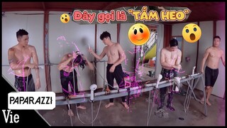 "Nhức mắt" cảnh tắm tập thể dàn cast nam Running Man, Jun Phạm giao tiếp "lưu loát" với người Hàn