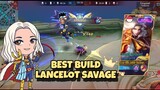 LANCELOT BEST BUILD, EZ WIN+SAVAGE!! 🤩 || MOBILE LEGENDS