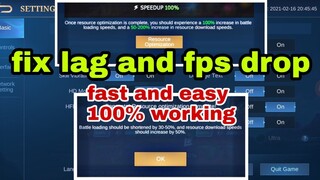 FPS DROP and LAG in Mobile Legends? Fixed this fast and easy