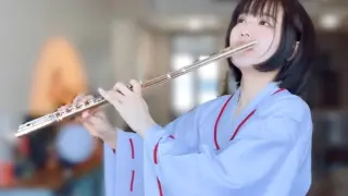 [Flute] "Inuyasha Yakitori" Rice Cake Performance (Thinking Through Time and Space + Fighting Half D