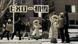 在北京的路边拍到了Ditto感的初雪challenge❄️没有好朋友的冬天是不完整的☃️【EXO-初雪】