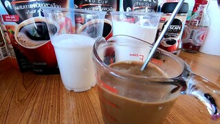 กาแฟร้อน  ครัวน้องสตังค์