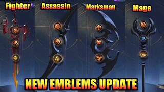 New Changes for EMBLEMS designs | New Talent Emblems | MLBB