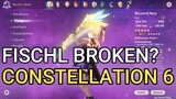 Fischl DPS Lv. 80 CONSTELLATION 6! BROKEN! The BEST single target character in the game?