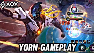 AOV : YORN GAMEPLAY | IN ABYSSAL LANE - ARENA OF VALOR LIÊNQUÂNMOBILE ROV COT