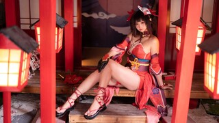 【4K】猫耳开关❤看乐子神尬舞！花火cos