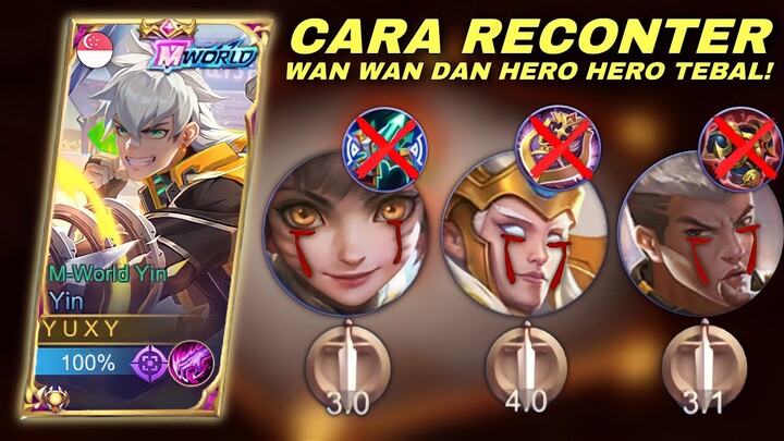 Cara Melawan Wan Wan Dan Meta Tank - Gameplay Yin Hyper Mobile Legends