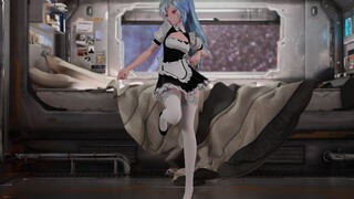 【4K】Space Travel with Maid ♥ Maid Hatsune Stay Tonight