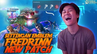 PATCH BARU JUNGLER TANK FREDRIN MAKIN KUAT 1 VS 5 ! SET EMBLEM + TALENT - Mobile Legends