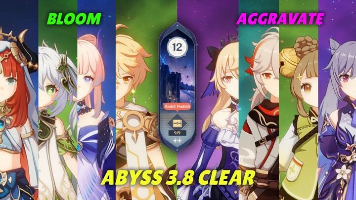 Genshin Impact Android Indonesia | Spiral Abyss 3.8 Full Star | Nilou Bloom & Aggravate